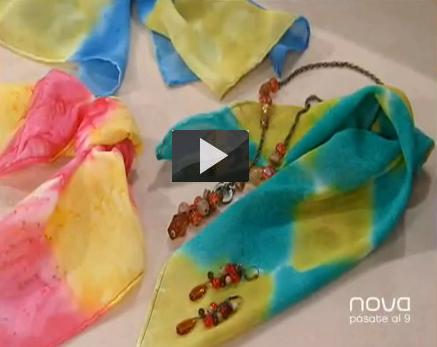Ver internet Mitones considerado Cómo pintar un pañuelo de seda | Muy sencillo