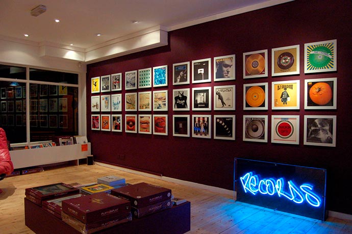 Ideas para decorar tu casa con discos y vinilos